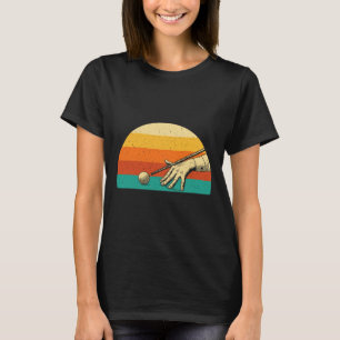 Retro biljart spel - 8 LL Pool speler naar T-shirt