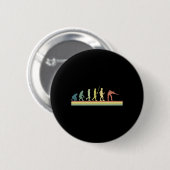 Retro Billiards Human Evolution Lover Gift Pool Sn Ronde Button 5,7 Cm (Voorkant /achterkant)