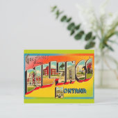 Retro Billings MT Groet Briefkaart (Staand voorkant)