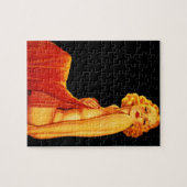  Retro Billy DeVorss Glamor Pinup meisje Legpuzzel (Horizontaal)