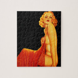  Retro Billy DeVorss Glamor Pinup meisje Legpuzzel