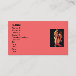  Retro Billy DeVorss Telephone Pinup girl Visitekaartje