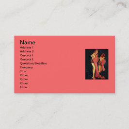  Retro Billy DeVorss Telephone Pinup girl Visitekaartje