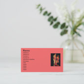  Retro Billy DeVorss Telephone Pinup girl Visitekaartje (Staand voorkant)