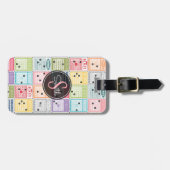 Retro Bingo Bagagelabel (Voorkant horizontaal)