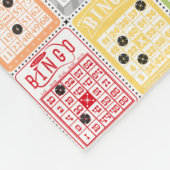 Retro Bingo Fleece Deken (Hoek)