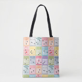 Retro Bingo Tote Bag (Voorkant)