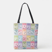 Retro Bingo Tote Bag (Achterkant)