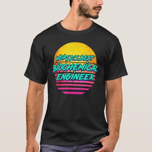 Retro Biochemical Engineer Proces T-shirt (Voorkant)