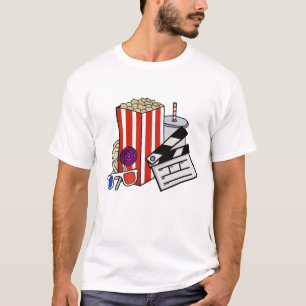 Retro Bioscoop Snacks Collage T-shirt