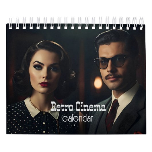 Retro-bioscooppaar Kalender (Hoes)