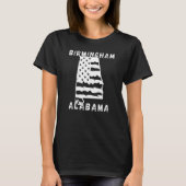Retro Birmingham Alabama Apparel T-shirt (Voorkant)