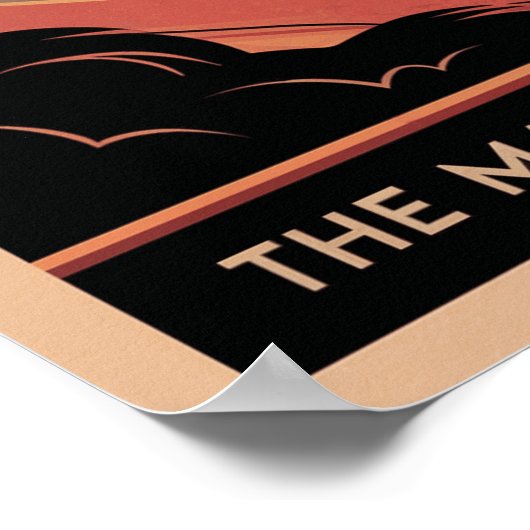 Retro Birmingham, Alabama Reisposter Poster (Hoek)