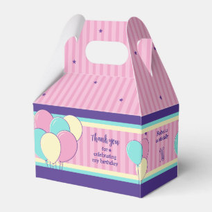 Retro Birthday Bedankdoosjes