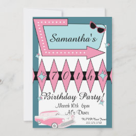 Retro Birthday Elke leeftijd van 1950 Kaart