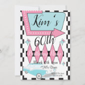 Retro Birthday, elke leeftijd van 1950, Kaart (Voorkant)