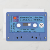 Retro Birthday Party - Gepersonaliseerd Kaart (Voorkant)