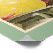 Retro Birthday Party -  kinderdagverblijven Poster (Hoek)