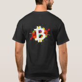 retro bitcoin Crypto T-shirt (Achterkant)