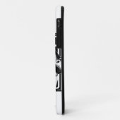 Retro black and white design with the phrase “Coff Case-Mate iPhone Case (Achterkant/links)