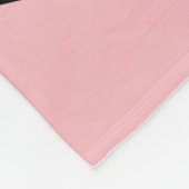 Retro Black Cat Fleece Deken (Hoek)