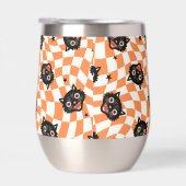 Retro Black Cat Oranje controlepatroon (Rechts)