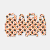 Retro Black Cat Oranje controlepatroon Bedankdoosjes (Uitgevouwen)