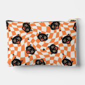 Retro Black Cat Oranje controlepatroon Etui (Achterkant)