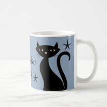 Retro Black Cats, bouwboom blauw