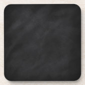 Retro Black Chalkboard textuur Bier Onderzetter (Voorkant)