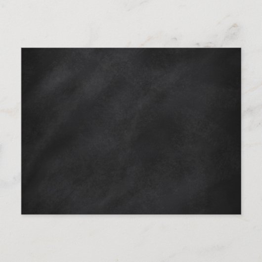 Retro Black Chalkboard textuur Briefkaart (Voorkant)