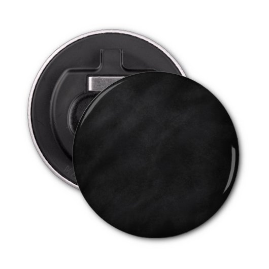 Retro Black Chalkboard textuur Button Flesopener (Voorkant)