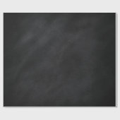 Retro Black Chalkboard textuur Cadeaupapier (Vlak)