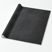 Retro Black Chalkboard textuur Cadeaupapier (Uitgerold)