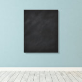 Retro Black Chalkboard textuur Canvas Afdruk (Insitu (Houten vloer))