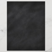 Retro Black Chalkboard textuur Flyer (Voorkant)