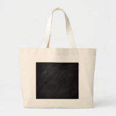 Retro Black Chalkboard textuur Grote Tote Bag (Voorkant)