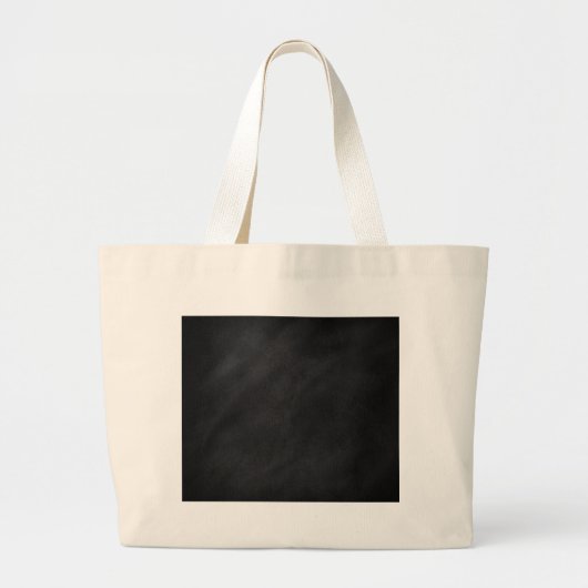 Retro Black Chalkboard textuur Grote Tote Bag (Voorkant)