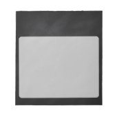 Retro Black Chalkboard textuur Notitieblok (Voorkant)