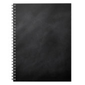 Retro Black Chalkboard textuur Notitieboek (Voorkant)