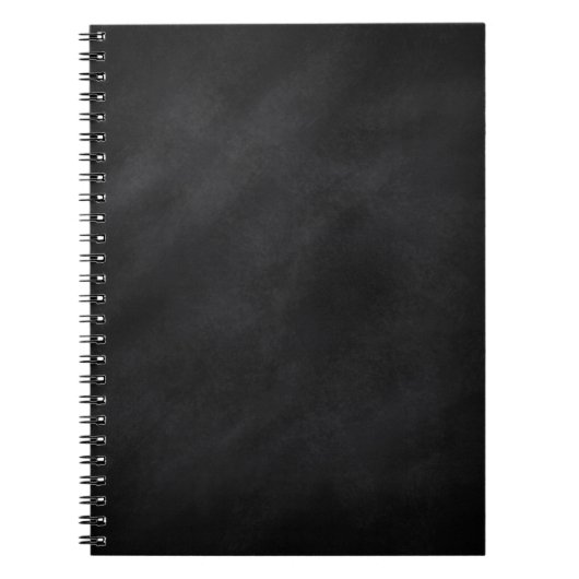 Retro Black Chalkboard textuur Notitieboek (Voorkant)