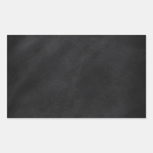 Retro Black Chalkboard textuur Rechthoekige Sticker (Voorkant)