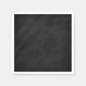 Retro Black Chalkboard textuur Servetten (Voorkant)