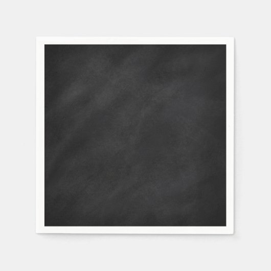 Retro Black Chalkboard textuur Servetten (Voorkant)