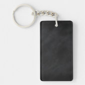Retro Black Chalkboard textuur Sleutelhanger (Voorkant)