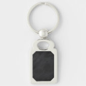 Retro Black Chalkboard textuur Sleutelhanger (Voorkant)