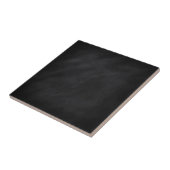 Retro Black Chalkboard textuur Tegeltje (Zijkant)