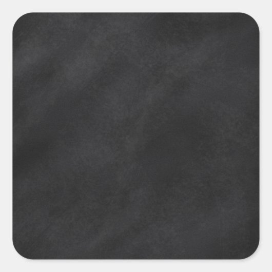 Retro Black Chalkboard textuur Vierkante Sticker (Voorkant)