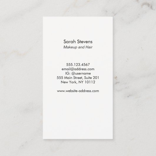 Retro Black en Gold Art Deco Abstract Visitekaartje (Achterkant)