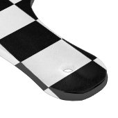 Retro Black en White Checkerboard Cutting Board Snijplank (Hoek)